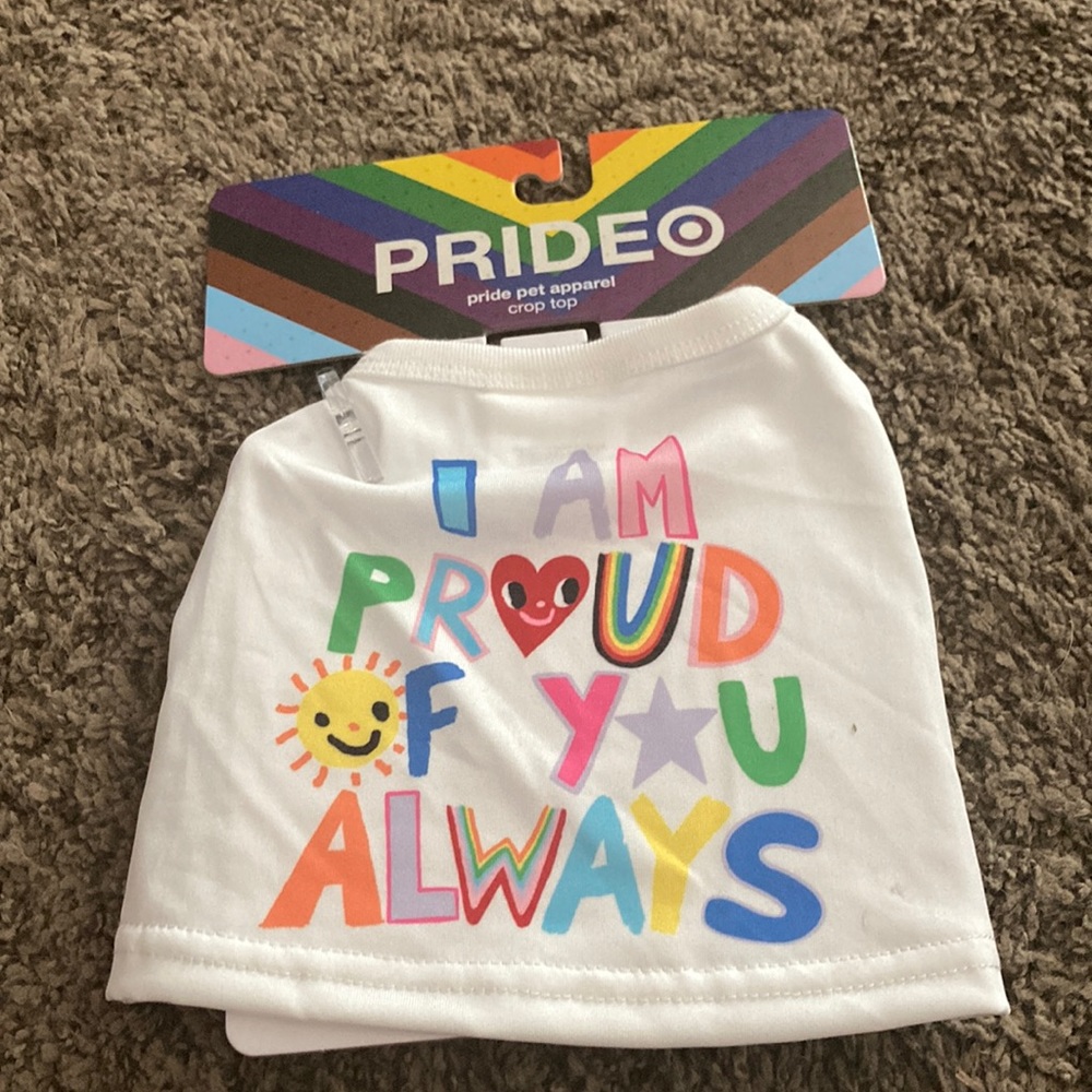 Nwt pet pride shirt